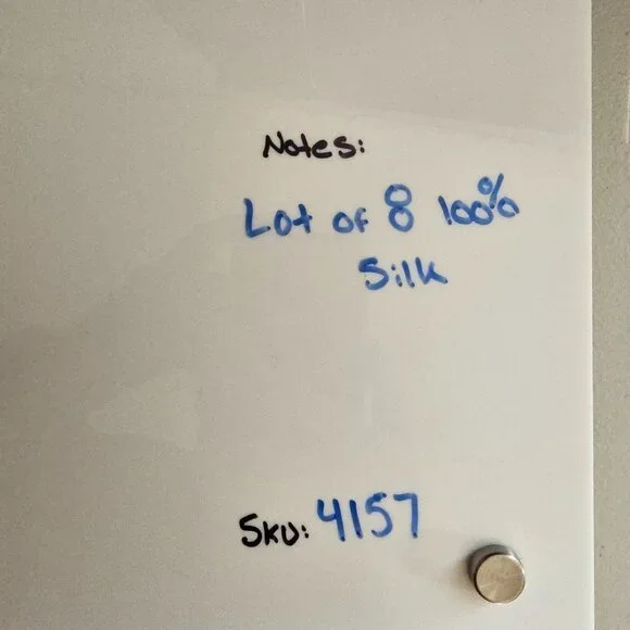 Lot of 8 Men 100% Silk Neckties Mixed Patterns Anthony Foxx Cellini Liz K + more - Picture 6 of 9